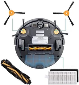 Vervangingsonderdelen Geschikt voor de robotstofzuigers Yeedi K600 K700 en Ecovacs Deebot N79 N79s DN622 500 N79w. De accessoirekit bevat 1 hoofdborstel, 6 HEPA-filters en 4 paar zijborstels. — thumbnail 2