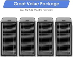 Dailygoods- HEPA-filters 4 Stuks - Vervangende Filters - Compatibel met Dreame X50 Ultra/L50 Ultra/L40S Pro Ultra - Filterkit - Accessoireset - Hoogwaardige filtratie - Stofzuigerfilters — thumbnail 3