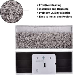 6-pack Droge Dweilpads geschikt voor iRobot Braava Jet M6 – Wasbaar & Herbruikbaar – Microvezel Dweil Doeken — thumbnail 2