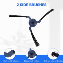 10-delige accessoireset Geschikt voor Eufy X10 Pro Omni Vacuüm Cleaner Robot - Reserveonderdelen - 1 Hoofdborstel - 2 Zijborstels - 2 Cartridges - 2 Doeken - 2 Stofzakken - 1 Kleine Borstel — thumbnail 2