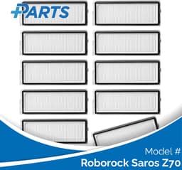 Roborock Saros Z70 Filters (10 Stuks, Plus.Parts® alternatief voor 8.02.0341) — thumbnail 1