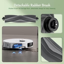 Accessoireset - 23 stuks - geschikt voor Mova P50 Pro Ultra - P50 Ultra - met 1 hoofdborstel, 4 filters, 6 stofzakken, 6 dweildoeken, 6 zijborstels — thumbnail 5