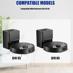 Accessoireset voor Roborock Q10 S5 / Q10 S5 Robotstofzuiger, Reserveonderdelen Inclusief 1 Hoofdborstel, 4 HEPA Filters, 4 Doekjes, 4 Zijborstels — thumbnail 4