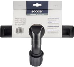 SQOON® Harde vloeren borstel natuurhaar - Universele aansluiting 30-37 mm - Met rubberen wieltjes - Geschikt voor parket en tegels - Extra lang natuurhaar voor krasvrij reinigen — thumbnail 2