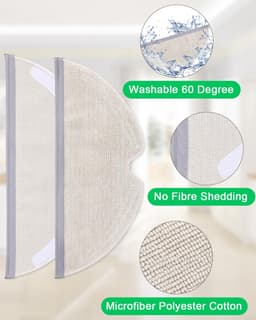 Reserveonderdelen, accessoires, geschikt voor Roborock Q7/Q7+/Q7 Max/Q7 Max+ stofzuiger, 2 hoofdborstels, 4 schoonmaakdoeken, 4 HEPA-filters, 7 zijborstels, 1 borstelreinigingsgereedschap, — thumbnail 2
