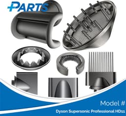 Dyson Supersonic Professional Opzetstukken/Accessoireset van Plus.Parts® geschikt voor Dyson - 8 delig! — thumbnail 1