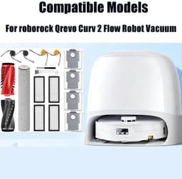 16 vervangende onderdelen geschikt voor de Roborock Qrevo Curv 2 Flow robotstofzuiger — thumbnail 2