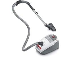 Vloerstofzuiger met Zak - Cilinderstofzuiger Stille Stofzuiger - Grondige Huisreiniging - HEPA-13 Filter 360° Wielen - 4 Liter 850W
