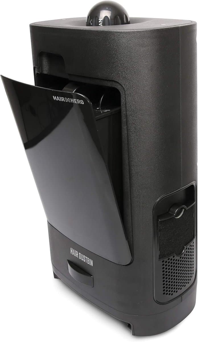 Haarzuiger Stofzuiger - Automatische Vuilopvang - Kapperszaak Reiniging - Sensor Gestuurd Zuigen - 33x21x56cm - Zwart — afbeelding 1