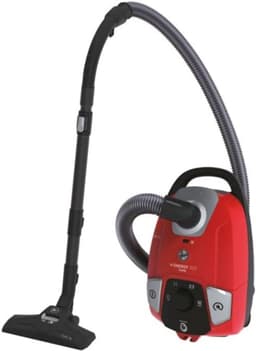 Cilinder Stofzuiger - Stofzuiger met zak - Efficiënt schoonmaken - Compact opbergsysteem - 3.5L capaciteit - Rood — thumbnail 1