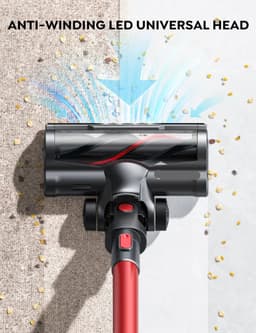 Steelstofzuiger - Vacuum Cleaner - Draadloze Stofzuiger- Kruimeldief Snoerloos - 500W - 50KPa - Handstofzuiger - 1.5L Stofreservoir - Verwijderbare Batterij - Ideaal voor Huisdieren en Thuisgebruik — thumbnail 5