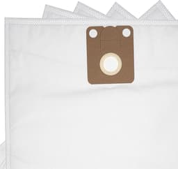 Stofzuigerzakken - Schoonmaakzakken - Stofvrij Houden - Microfleece Materiaal - 5 Stuks - Wit — thumbnail 3