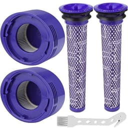 Filter - 4 Stuks - Pre- & Post Filter Geschikt - Accessoires Vervanging - Blokkeer Effectief Fijne Deeltjes En Zwevend Stof - Geschikt Voor Dyson V7, V8 96747801 Accessoires Vervanging Dc58, Dc59, Dc61, Dc74 — thumbnail 1