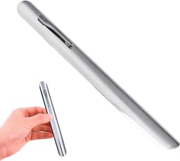 Kruimelveger - Tafelreiniger - Tafels Schoonmaken - Roestvrij Staal - 15.5 cm - Zilver — thumbnail 1