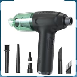 Draadloze Bladblazer - Stofzuiger - Snel Reinigen - 2-in-1 Functie - 5200 Volt - Zwart — thumbnail 2