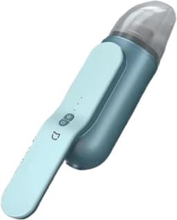 Draadloze Mini Stofzuiger - Handige Reiniger - Auto Huis Kantoor - UV Sterilisatie Functie - 31 cm Lengte - Blauw — thumbnail 1