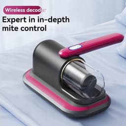 Draagbare Handstofzuiger - Mijtverwijderaar Reiniger - Bekleding Reinigen - Draadloos Werken - 1300 Gram - Zoals Afgebeeld — thumbnail 2