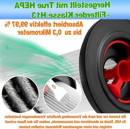 2 Vervangfilters voor Bosch Unlimited Gen2 Serie 8 Stofzuiger met HEPA Filter en Schoonmaakborstel, Geschikt voor Stofzuiger Onderdelen en Accessoires — thumbnail 5