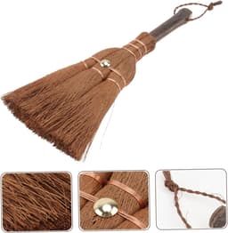 Mini Bezems - Bureau Veger - Kleine Oppervlakken Reinigen - Natuurlijk Materiaal - Niet Gespecificeerd - Bruin — thumbnail 4
