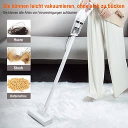 MIVRAY Steelstofzuiger Stofzuiger 4-in-1 - Lichtgewicht Oplaadbare Stofzuiger Met 350 ml Inhoud En 10000Pa - Voor Auto En Thuisgebruik - ABS - Zwart — thumbnail 5