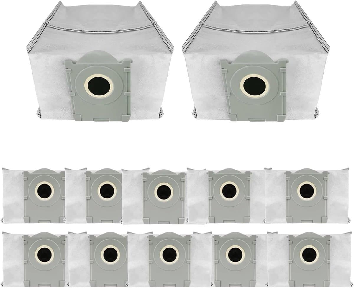 12 stuks vervangende stofzakken - Voor ECOVACS DEEBOT X8 PRO OMNI /X9 PRO OMNI /T50 Pro OMNI /T50 MAX PRO OMNI /T80 OMNI robotstofzuigers — afbeelding 1