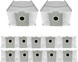12 stuks vervangende stofzakken - Voor ECOVACS DEEBOT X8 PRO OMNI /X9 PRO OMNI /T50 Pro OMNI /T50 MAX PRO OMNI /T80 OMNI robotstofzuigers