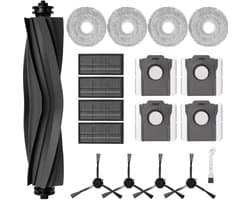 Cosensi- Accessoireset voor Dreame L10s Pro Ultra - 1 Hoofdborstel - 4 HEPA Filters - 4 Mopdoeken - 4 Stofzakken - 4 Zijborstels - Duurzame Rubber Borstel - Stofzuigeraccessoires