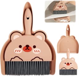 Kleine Bezem en Stoffer Set - Handveger voor Keuken, Bureau en Kleine Oppervlakken — thumbnail 1