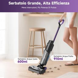 Snoerloze Stofzuiger - Vloerreiniger - Vloeren Schoonmaken - 3-in-1 Functionaliteit - 6.88 kg - Zwart — thumbnail 5