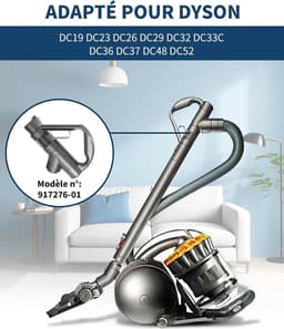 Vervangende handgreep Geschikt voor Dyson DC29 DC33C DC37 DC52 DC19 DC23 DC26 DC32 DC36 DC48 stofzuigers; Dyson stofzuiger vervangende handgreep #917276-01 (grijs). — thumbnail 2