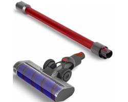 DEGG - Parketborstel + Stofzuiger Buis (rood) - Geschikt voor Dyson V10, V11, V15, V7 en V8 - Premium Kwaliteit