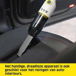 Compakte en lichte draadloze kruimelzuiger met 2-in-1 spleetmondstuk – Ideaal voor snel gebruik — thumbnail 5
