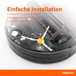 3x Zijborstels & Schroeven voor iRobot Roomba 800/900 Serie - Duurzaam — thumbnail 4