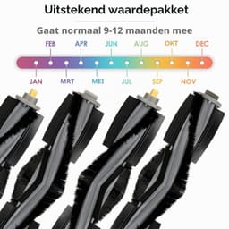Rollerborstel set - 4 stuks - Geschikt voor Ecovacs Deebot — thumbnail 5