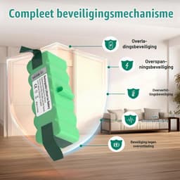 Stofzuigeraccu - 14,4V - 5200mAh - Li-ion — thumbnail 4