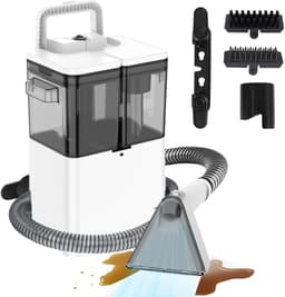 GDE - Vlekkenreiniger – Draagbare Tapijtreiniger - Meubelreiniger – Natzuiger voor Bank, Tapijt, Auto en Bekleding – Dubbele Watertank — thumbnail 1