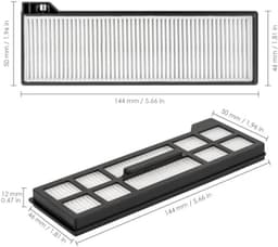 PromoHome 4 stuks HEPA Vervangingsfilters voor Robotstofzuigers - Universeel Compatibel Onderdeel voor Optimale Luchtzuivering en Stofverwijdering — thumbnail 5