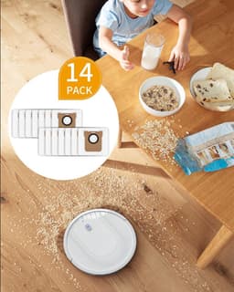 10 stuks stofzakken accessoires gescht voor Dreame L10s Ultra / L10 Ultra/L20 Ultra/Xiaomi X10+, 2,5 l grote capaciteit — thumbnail 4