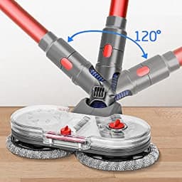 elektrische dweilopzetstuk voor Dyson V11 V10 V8 V7 V15 stofzuiger, dweilopzetstukset met 6 dweilpads en verwijderbare watertank — thumbnail 3