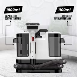 Allvia® Tapijtreiniger Machine - Tapijtreiniger Stofzuiger - Tapijtreiniger - Vlekkenreiniger - Bankreiniger - 450W - zwart- 19cm x 31cm x 37cm — thumbnail 5