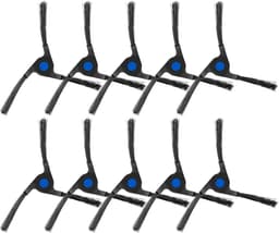 SnelShoppen - 10 Stuks Vervangende Zijkantenborstels voor Robotstofzuiger - Geschikt voor ECOVACS DEEBOT X2 Omni/X2 Pro/X2 - Accessoire Kit voor Optim — thumbnail 1