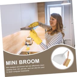 Mini Stoffer en Bezem Set - Desktop Reiniger - Bureau Schoonmaken - Lichtgewicht Ontwerp - 332 cm - Niet gespecificeerd — thumbnail 5