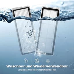 8 stuks HEPA-filter accessoires voor Roborock QV 35A, QV35S, Qrevo S, Qrevo Pro, Qrevo Curv, Qrevo Edge, Qrevo Curv S5X, Qrevo Edge S5A en Qrevo S5V robotstofzuiger — thumbnail 2