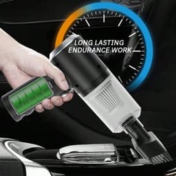 Handstofzuiger - Kleine Stofzuiger - Auto Reinigen - Geïntegreerde Zuig- en Blaasfunctie - 400 Gram - Zwart — thumbnail 3