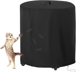 Stofzuigerhoes - Stofzuiger beschermhoes - Apparaten beschermen - Waterdicht Oxford stof - 60 x 673 cm - Zwart — thumbnail 1