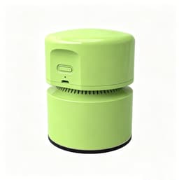 Mini tafelstofzuiger USB oplaadbaar, 360° draaibaar, 120 minuten gebruiksduur met automatische uitschakeling, compacte bureaustofzuiger voor school kantoor thuis, Groen — thumbnail 1
