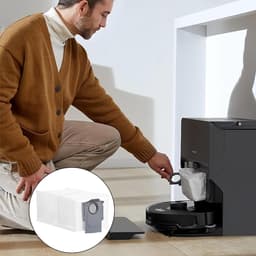 8 stofzuigerzakken – Accessoires voor robotstofzuigers – Filters – Voor Roborock Q Revo, Qrevo Slim, Qrevo Master, Q Revo Curv — thumbnail 3