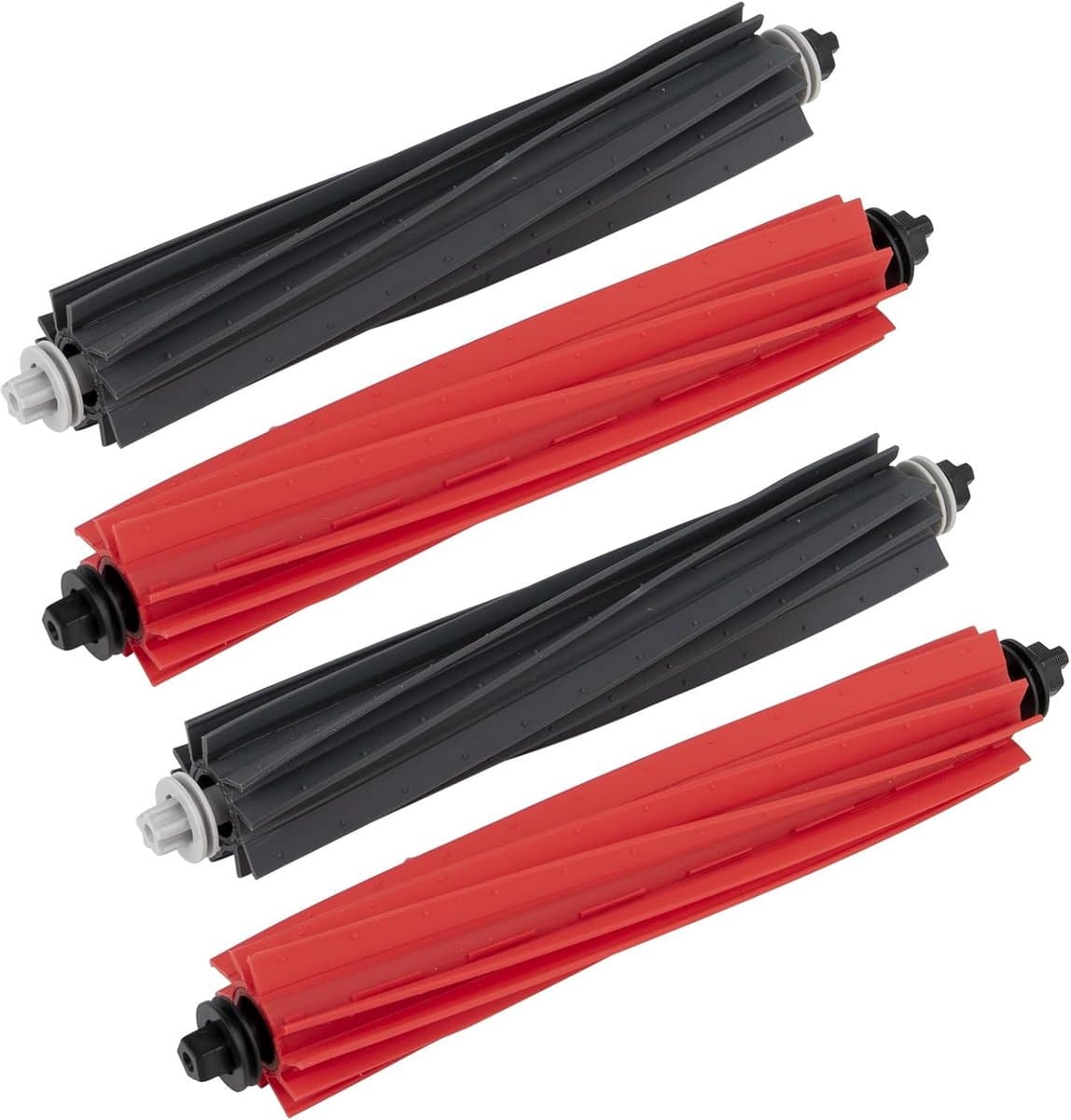Rolborstels, Geschikt voor Roborock S8 Pro Ultra / Q5 Pro / Q5 Pro+ / Q8 Max/ Q8 Max+, dubbele rolborstels, rubberen reserveonderdelen, 2 sets rolborstel, 2 sets rolborstel, 2 sets — afbeelding 1