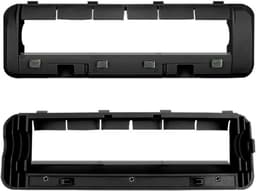 2x Vervangende onderdelen - hoofdborstelafdekking Geschikt voor Mova P50 Pro Ultra - P50 Ultra - P10 Pro Ultra - P10 Ultra - V50 Ultra Complete - E40 Ultra - S20 Ultra - E30 Ultra & Dreame X40 Ultra - L40 Ultra - X30 Ultra - S30 Pro Ultra - zwart — thumbnail 1