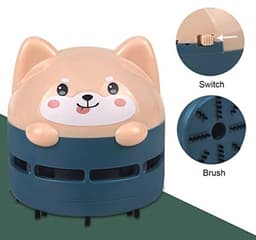Draagbare Tafelstofzuiger - Energiebesparende Kruimelzuiger met USB Oplading — thumbnail 3